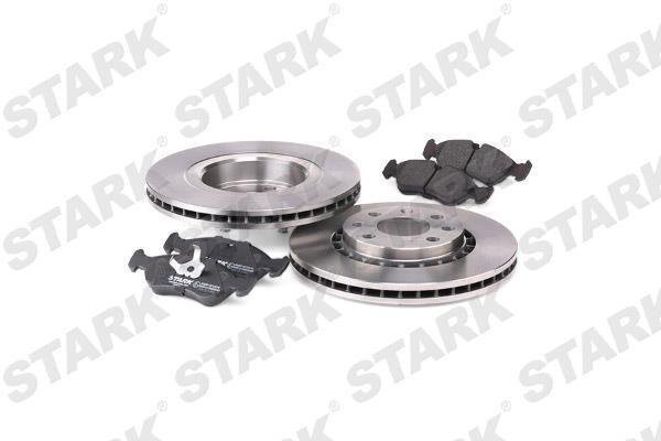 Front ventilated brake discs with pads, set Stark SKBK-1090153