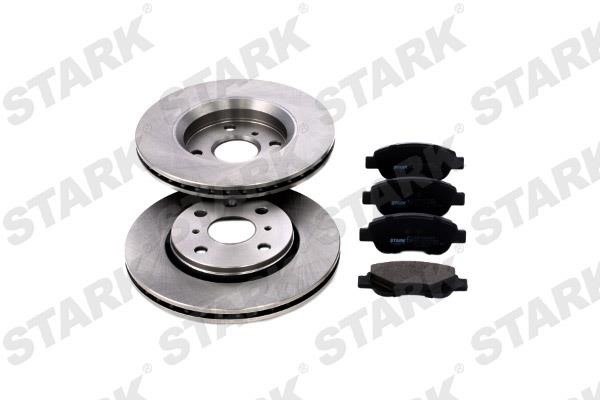 Stark SKBK-1090020 Front ventilated brake discs with pads, set SKBK1090020