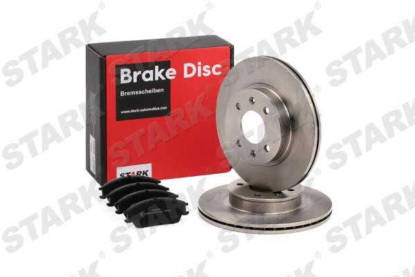 Stark SKBK-1090100 Front ventilated brake discs with pads, set SKBK1090100