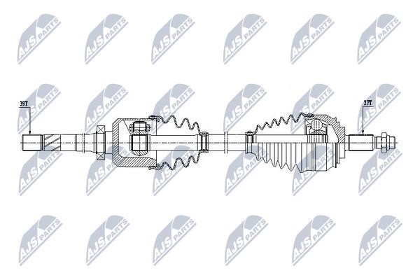 Drive shaft NTY NPW-RE-155