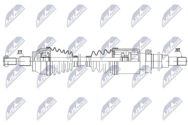 Drive shaft NTY NPW-FR-131