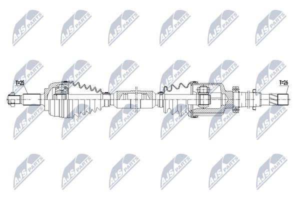Drive shaft NTY NPW-RE-140