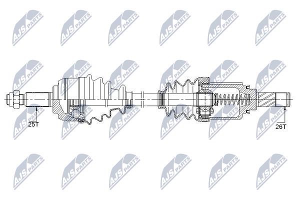 Drive shaft NTY NPW-RE-148
