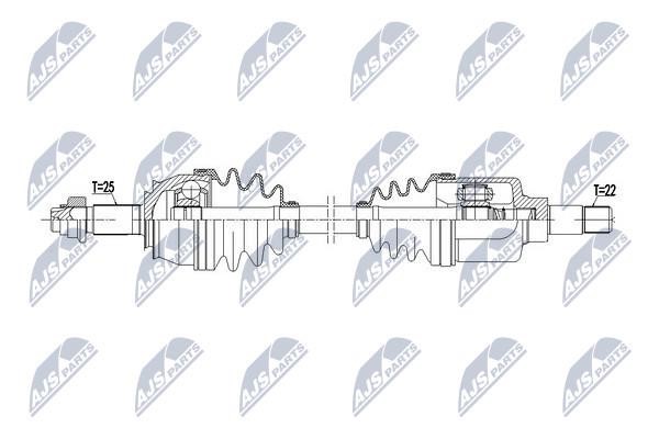 Drive shaft NTY NPW-CT-069