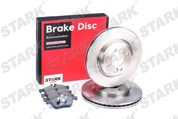 Stark SKBK-1090182 Front ventilated brake discs with pads, set SKBK1090182