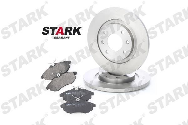 Stark SKBK-1090046 Brake discs with pads front non-ventilated, set SKBK1090046