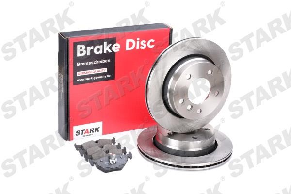 Rear ventilated brake discs with pads, set Stark SKBK-1090023