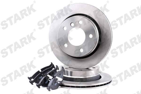 Stark SKBK-1090023 Rear ventilated brake discs with pads, set SKBK1090023