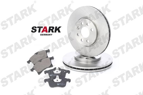 Stark SKBK-1090055 Front ventilated brake discs with pads, set SKBK1090055