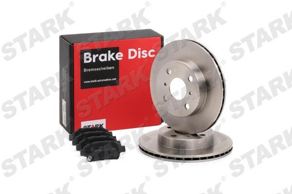 Stark SKBK-1090259 Front ventilated brake discs with pads, set SKBK1090259