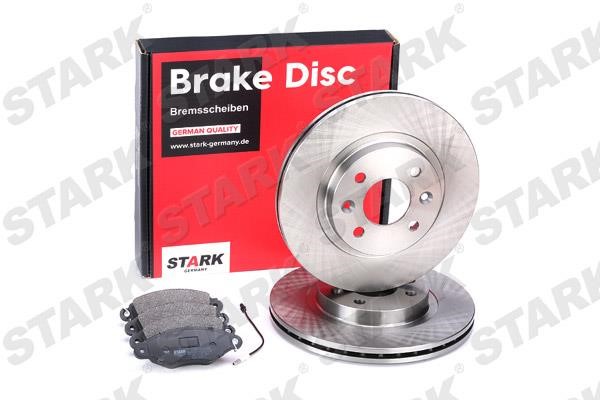 Stark SKBK-1090166 Front ventilated brake discs with pads, set SKBK1090166