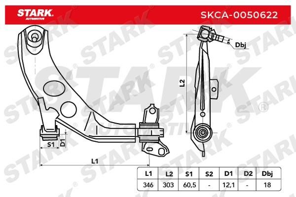 Stark SKCA-0050622 Track Control Arm SKCA0050622