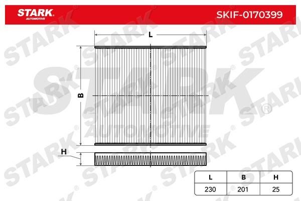 Stark SKIF-0170399 Filter, interior air SKIF0170399