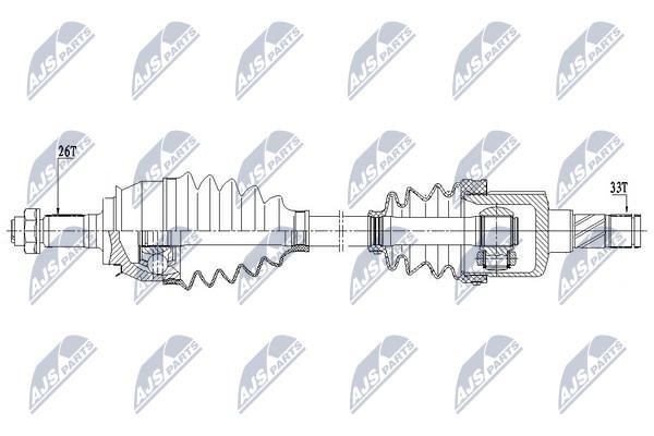 Drive shaft NTY NPW-BM-155