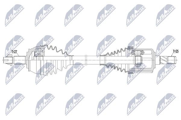 Drive shaft NTY NPW-AR-012