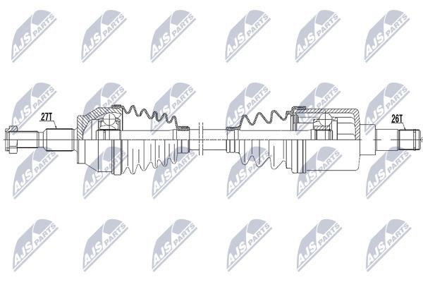 Drive shaft NTY NPW-FR-129