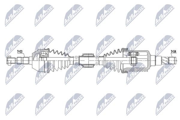 Drive shaft NTY NPW-DW-029