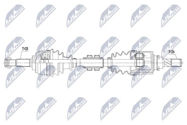 Drive shaft NTY NPW-NS-100