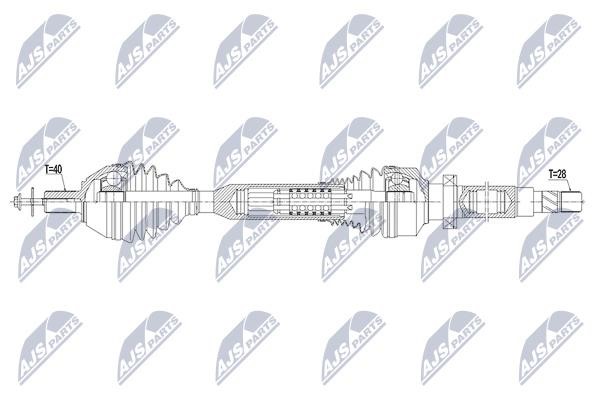 NTY Drive shaft – price 412 PLN
