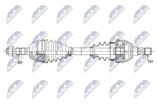 Drive shaft NTY NPW-PL-091