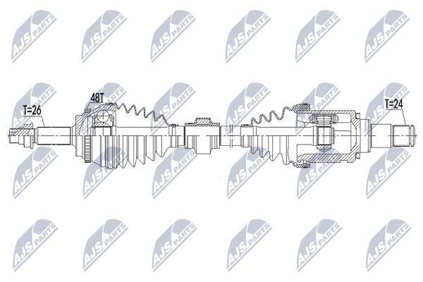 Drive shaft NTY NPW-TY-137