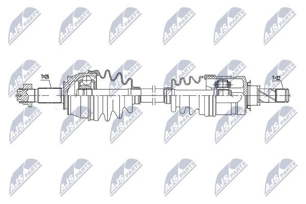 Drive shaft NTY NPW-PL-099