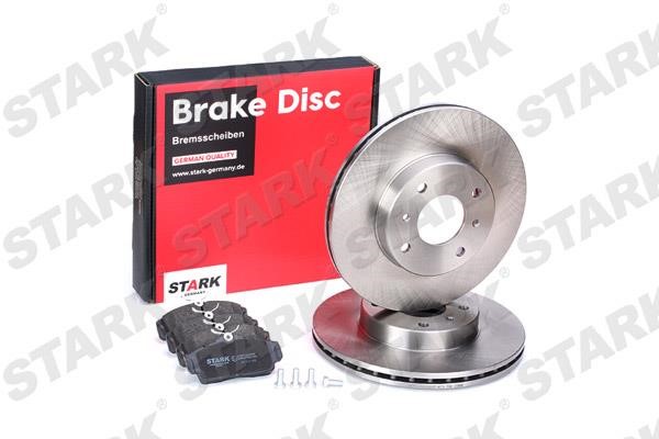 Stark SKBK-1090199 Front ventilated brake discs with pads, set SKBK1090199
