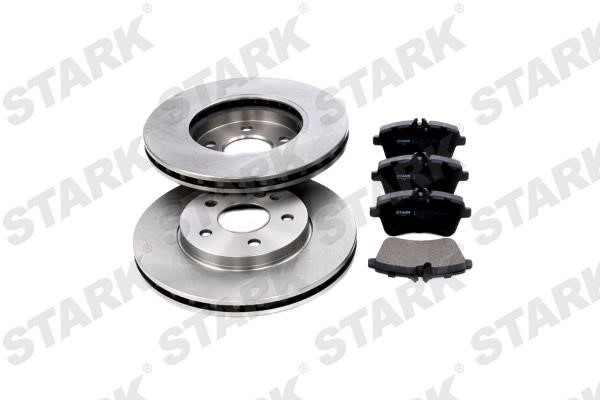 Stark SKBK-1090081 Front ventilated brake discs with pads, set SKBK1090081