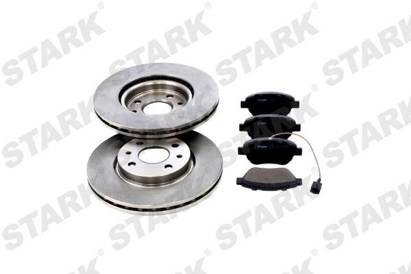 Stark SKBK-1090063 Front ventilated brake discs with pads, set SKBK1090063