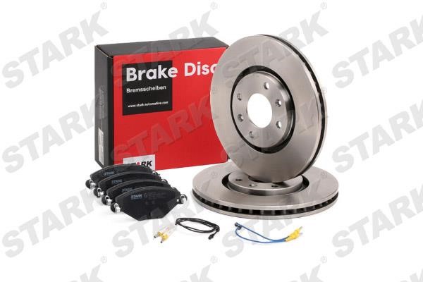 Stark SKBK-1090359 Front ventilated brake discs with pads, set SKBK1090359