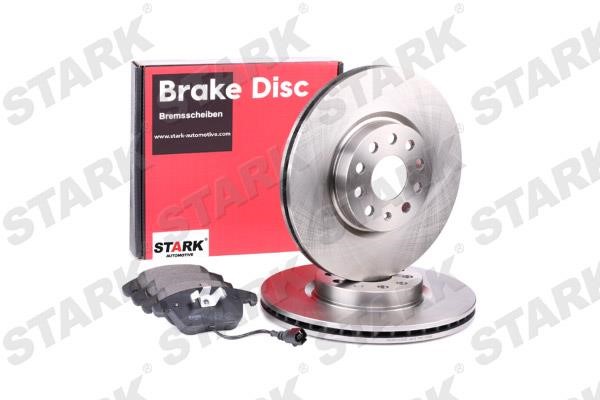 Stark SKBK-1090281 Front ventilated brake discs with pads, set SKBK1090281