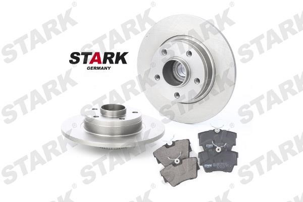 Stark SKBK-1090173 Brake discs with pads rear non-ventilated, set SKBK1090173