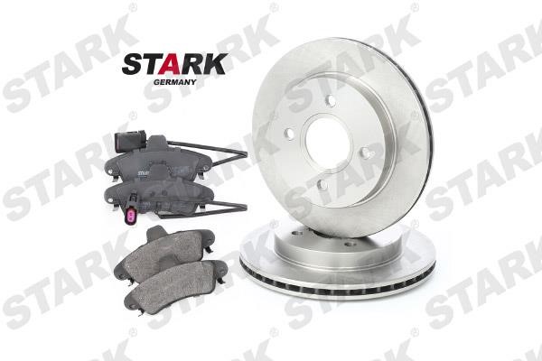 Stark SKBK-1090148 Rear ventilated brake discs with pads, set SKBK1090148