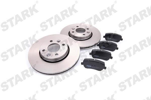 Stark SKBK-1090053 Front ventilated brake discs with pads, set SKBK1090053