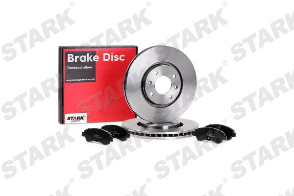 Stark SKBK-1090191 Front ventilated brake discs with pads, set SKBK1090191