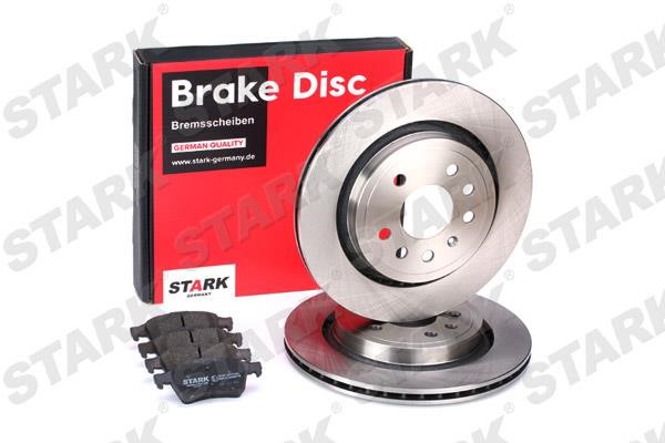 Stark SKBK-1090272 Rear ventilated brake discs with pads, set SKBK1090272