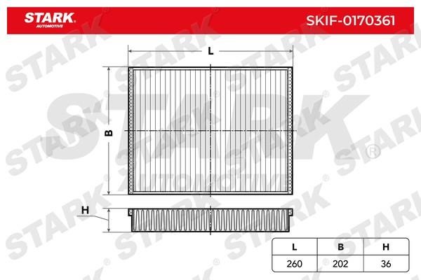 Stark SKIF-0170361 Filter, interior air SKIF0170361