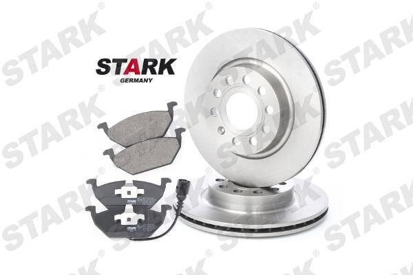 Stark SKBK-1090007 Front ventilated brake discs with pads, set SKBK1090007