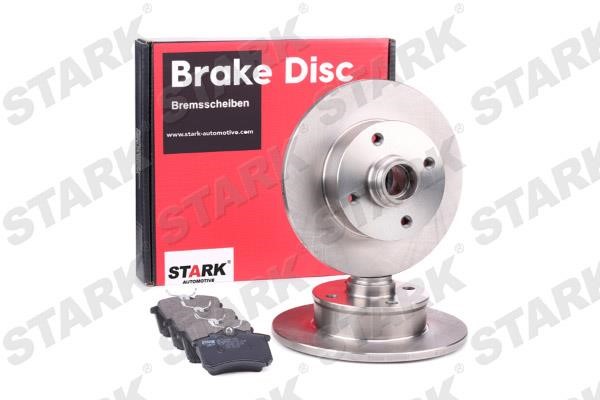 Stark SKBK-1090108 Brake discs with pads rear non-ventilated, set SKBK1090108
