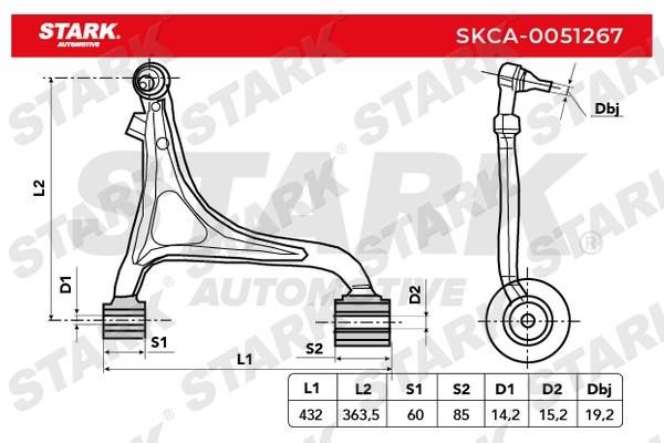 Stark SKCA-0051267 Track Control Arm SKCA0051267