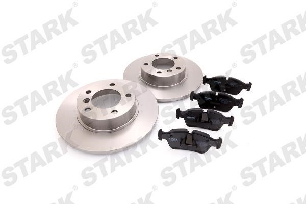 Stark SKBK-1090184 Brake discs with pads front non-ventilated, set SKBK1090184