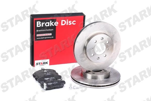 Stark SKBK-1090146 Front ventilated brake discs with pads, set SKBK1090146