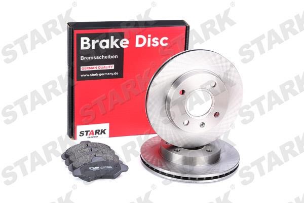 Stark SKBK-1090177 Front ventilated brake discs with pads, set SKBK1090177
