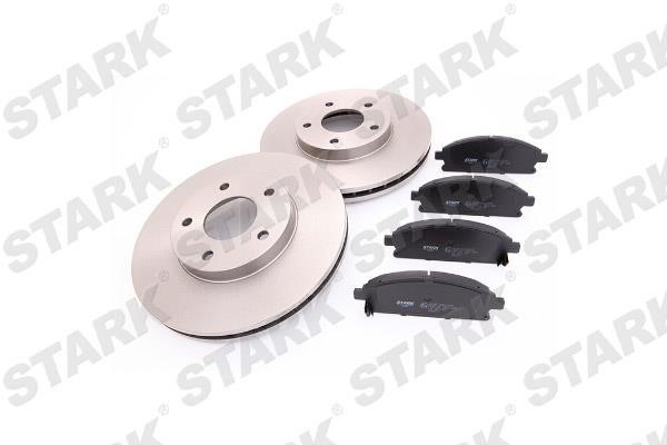 Stark SKBK-1090085 Front ventilated brake discs with pads, set SKBK1090085