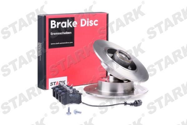 Stark SKBK-1090143 Brake discs with pads rear non-ventilated, set SKBK1090143