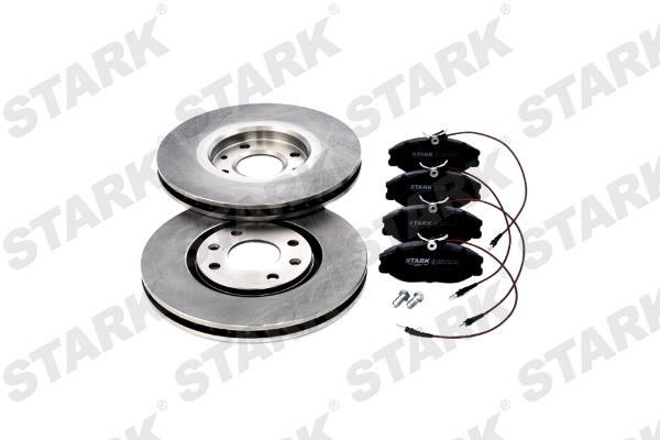 Stark SKBK-1090194 Front ventilated brake discs with pads, set SKBK1090194