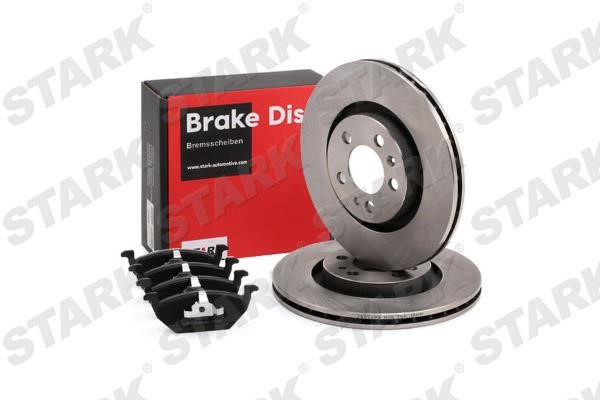 Stark SKBK-1090328 Front ventilated brake discs with pads, set SKBK1090328