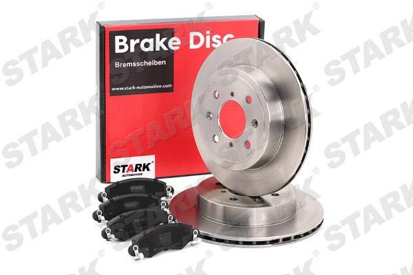 Stark SKBK-1090144 Front ventilated brake discs with pads, set SKBK1090144