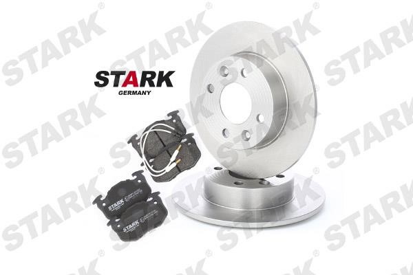 Stark SKBK-1090127 Brake discs with pads front non-ventilated, set SKBK1090127