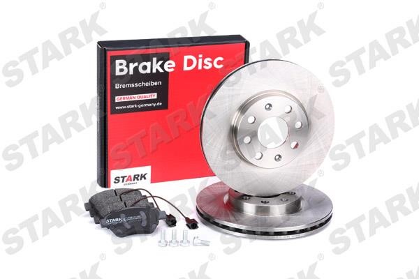 Stark SKBK-1090126 Front ventilated brake discs with pads, set SKBK1090126